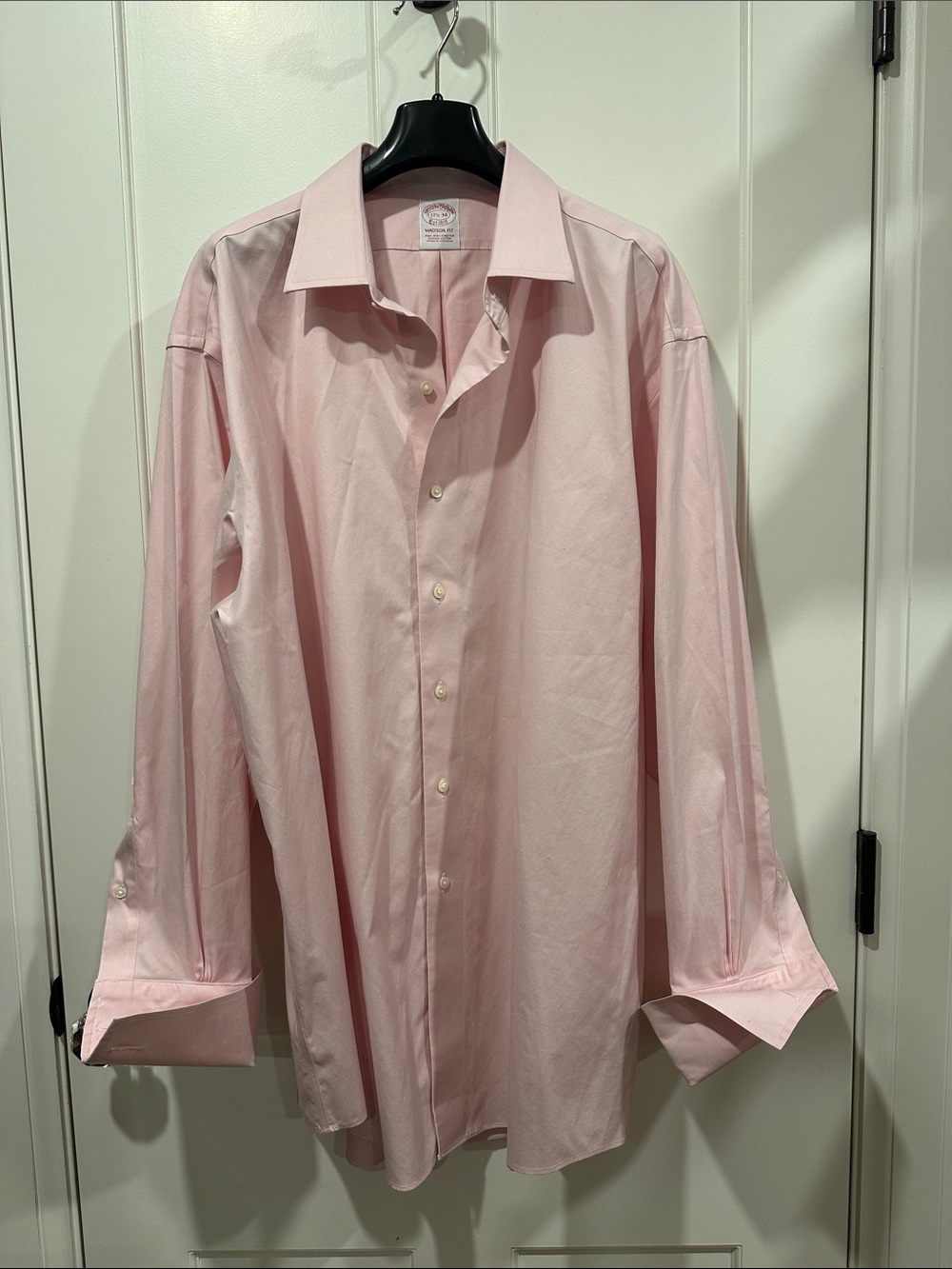 Brooks Brothers Pink Non-Iron Madison FitDress Shirt